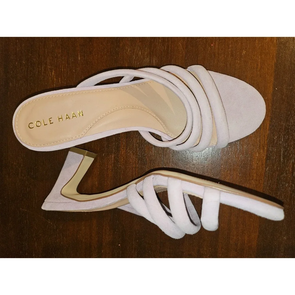 Cole Haan Adella Sandal Orchid Petal Suede Size 7‎ $150 New - Picture 8 of 10